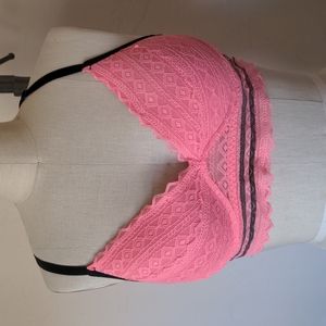 Victoria's Secret Pink lace bra, racer back